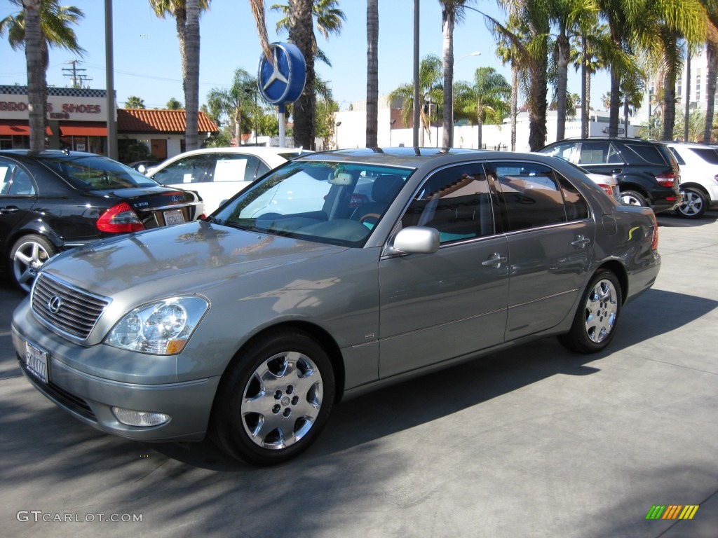 2001 LS 430 - Mystic Sea Green / Ecru Beige photo #5