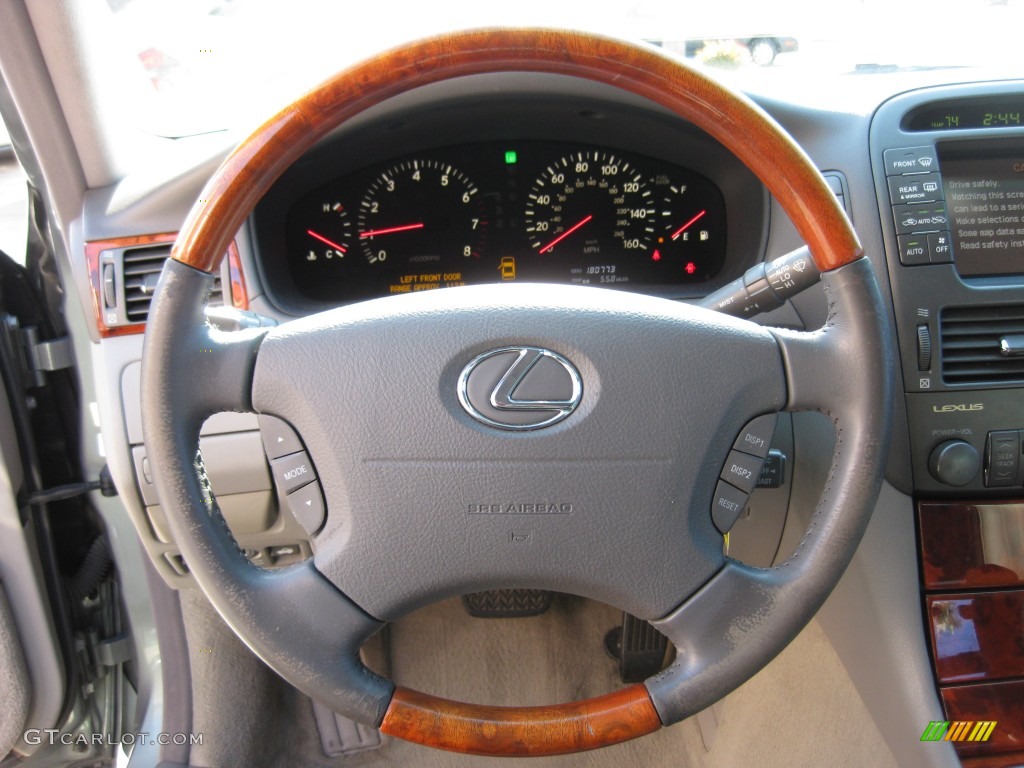 2001 LS 430 - Mystic Sea Green / Ecru Beige photo #11