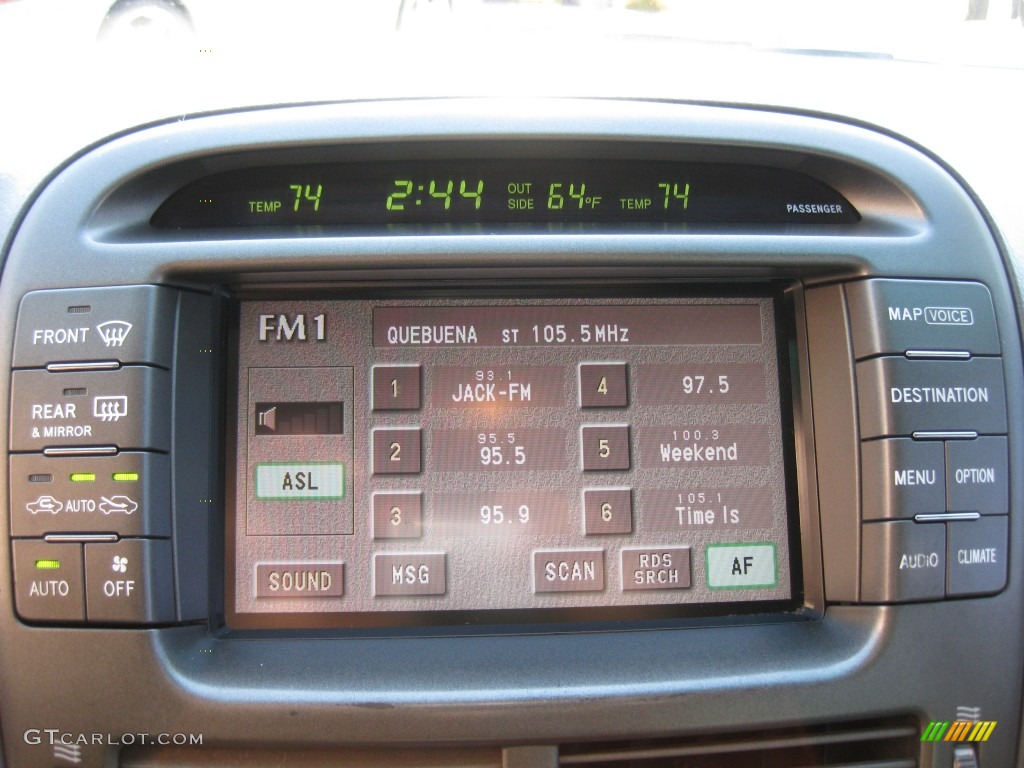 2001 LS 430 - Mystic Sea Green / Ecru Beige photo #15