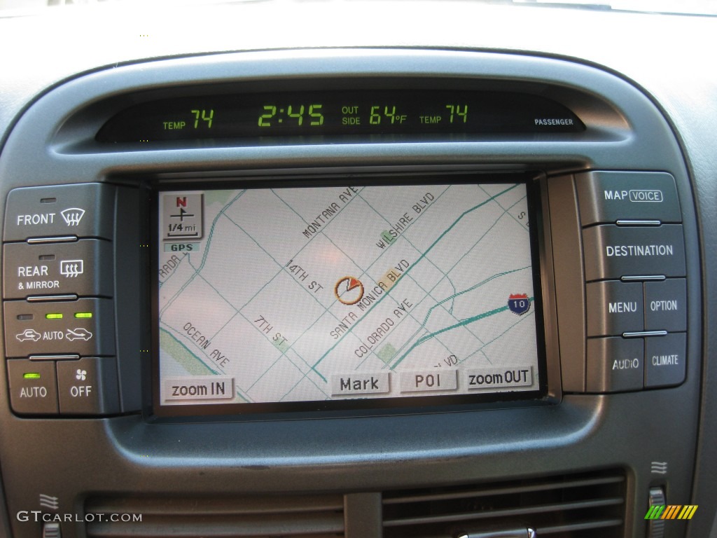 2001 LS 430 - Mystic Sea Green / Ecru Beige photo #16