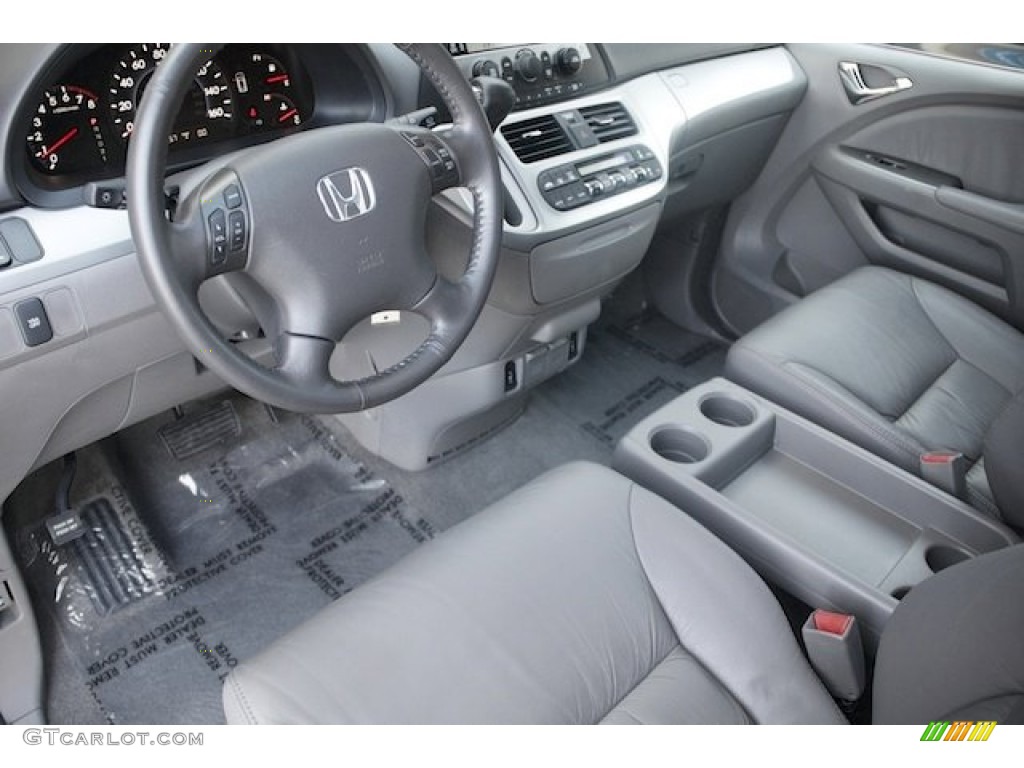Gray Interior 2010 Honda Odyssey EX-L Photo #77635890