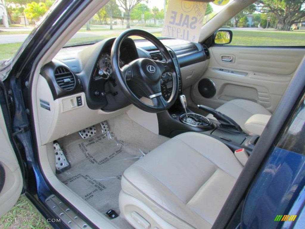 Ivory Interior 2004 Lexus IS 300 Photo #77636407