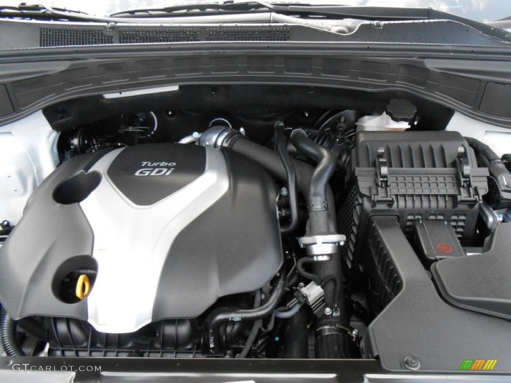 2013 Hyundai Santa Fe Sport 2.0T 2.0 Liter Turbocharged DOHC 16-Valve D-CVVT 4 Cylinder Engine Photo #77636856