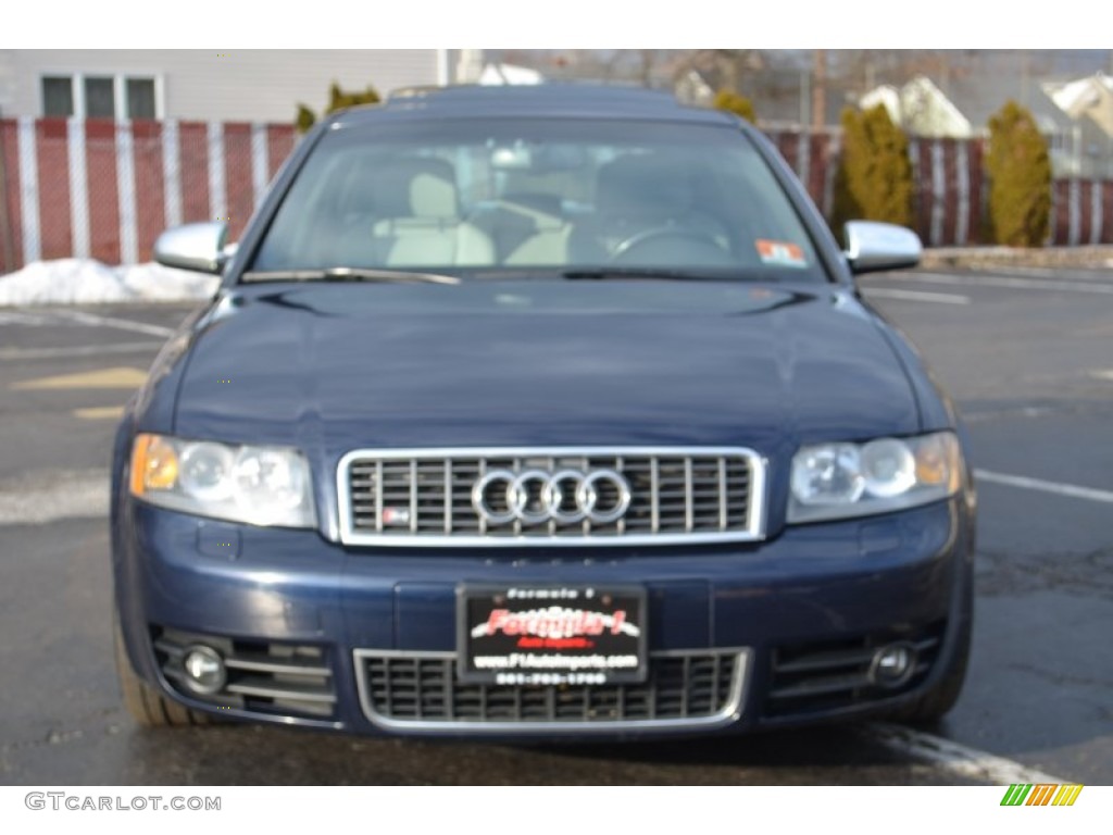 2004 S4 4.2 quattro Sedan - Moro Blue Pearl Effect / Silver photo #2