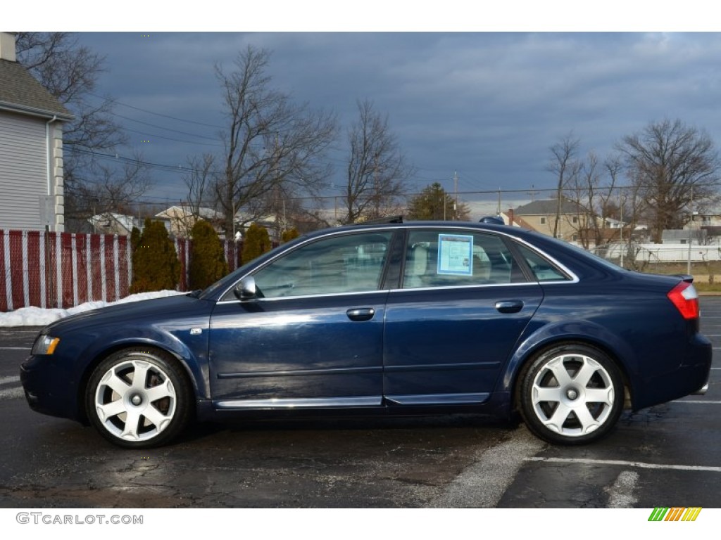 Moro Blue Pearl Effect 2004 Audi S4 4.2 quattro Sedan Exterior Photo #77637567