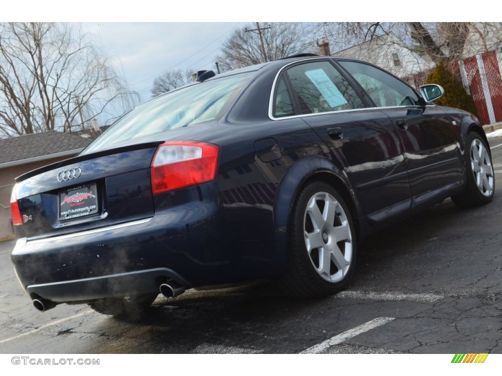 2004 S4 4.2 quattro Sedan - Moro Blue Pearl Effect / Silver photo #7