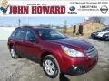 2013 Venetian Red Pearl Subaru Outback 2.5i  photo #1