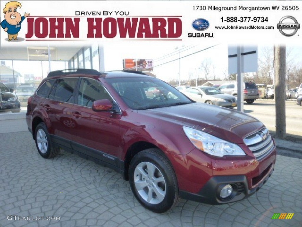 Venetian Red Pearl Subaru Outback