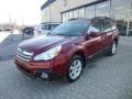 2013 Venetian Red Pearl Subaru Outback 2.5i Premium  photo #3