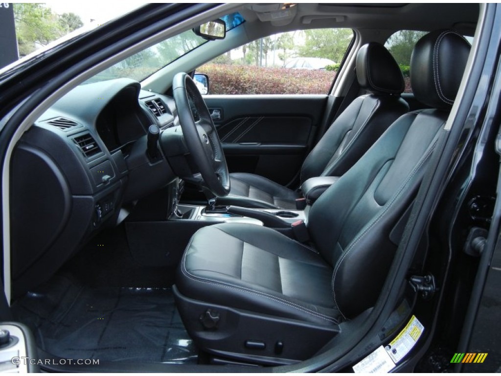 2010 Fusion Sport - Tuxedo Black Metallic / Charcoal Black/Sport Black photo #12