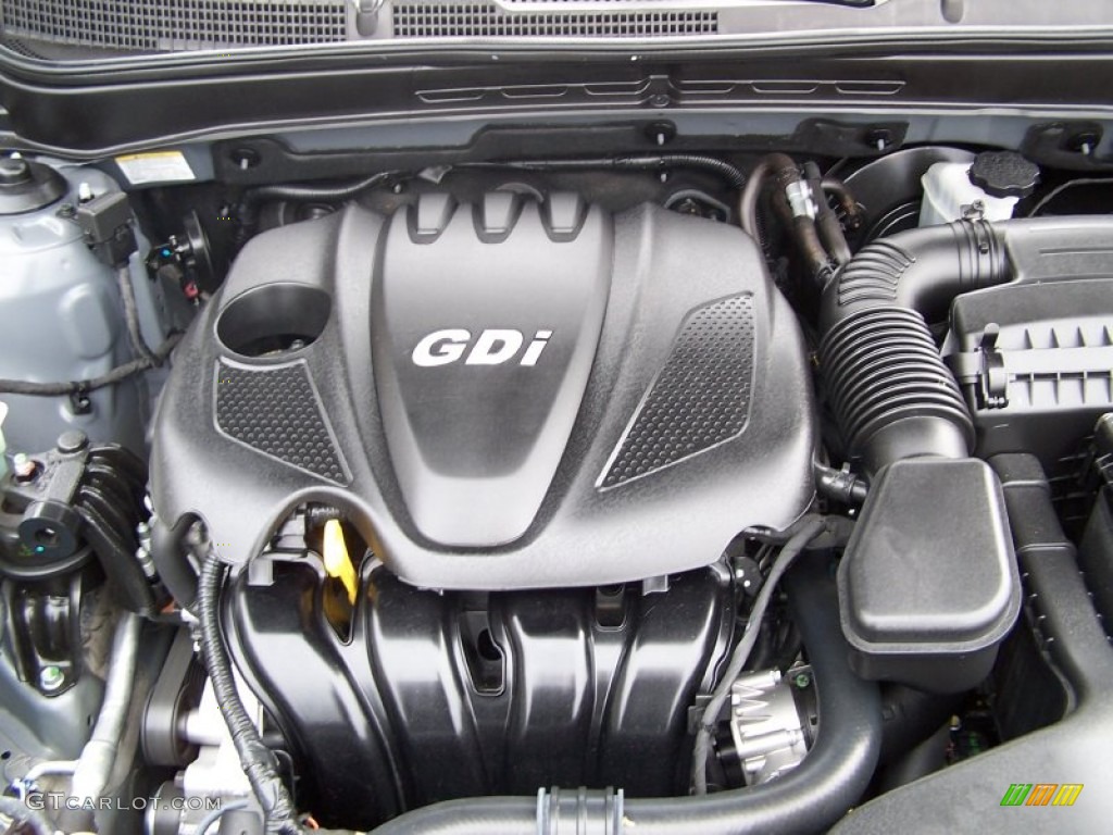 2012 Hyundai Sonata SE 2.4 Liter GDI DOHC 16-Valve D-CVVT 4 Cylinder Engine Photo #77639424