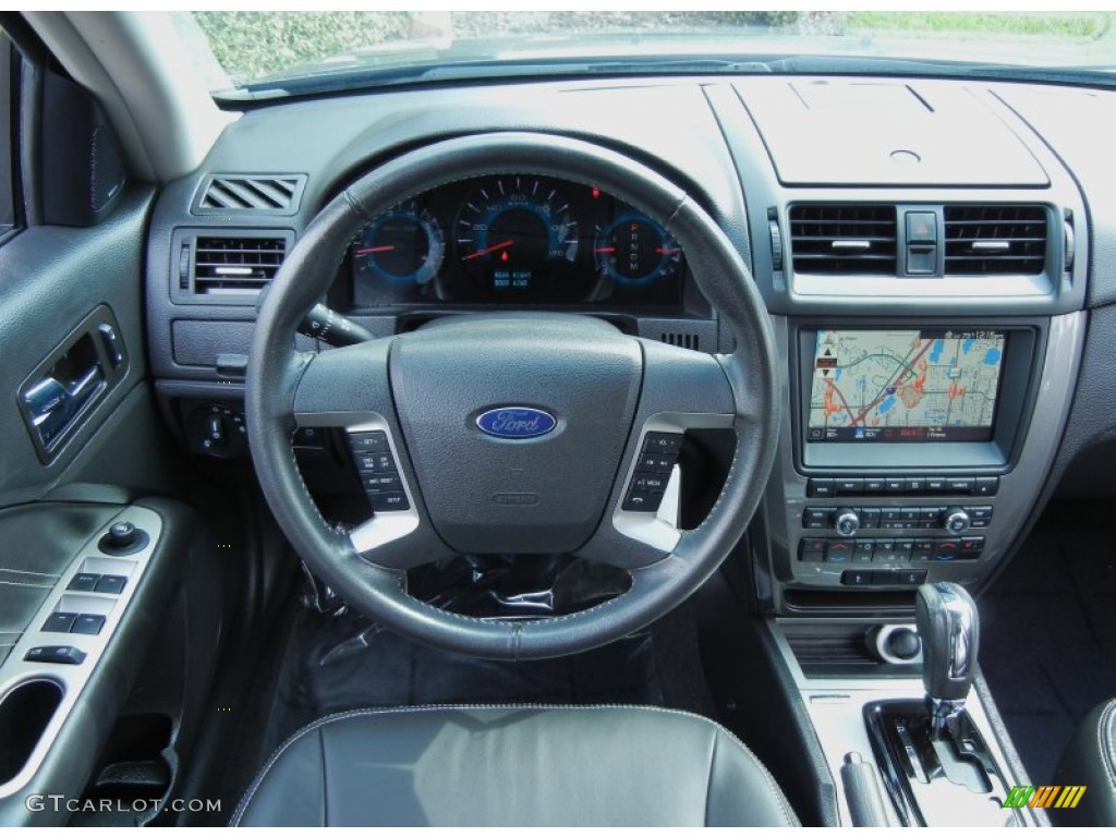 2010 Ford Fusion Sport Charcoal Black/Sport Black Dashboard Photo #77639595