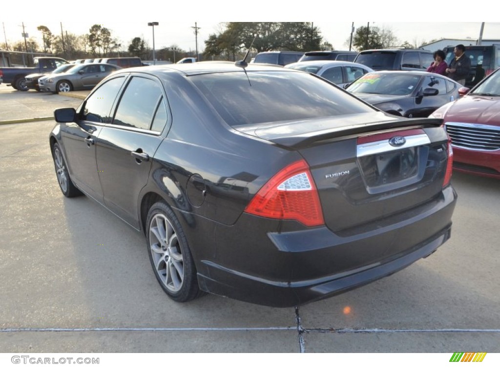 2010 Fusion SEL - Tuxedo Black Metallic / Charcoal Black photo #3