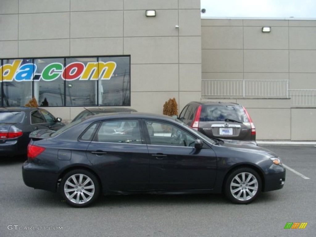 Dark Gray Metallic 2008 Subaru Impreza WRX Sedan Exterior Photo #77640222