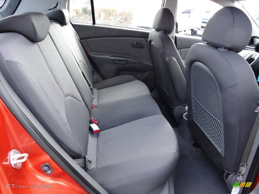 Gray Interior 2009 Kia Rio Rio5 LX Hatchback Photo #77640540