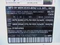 650: Arctic White 2010 Mercedes-Benz GL 450 4Matic Color Code