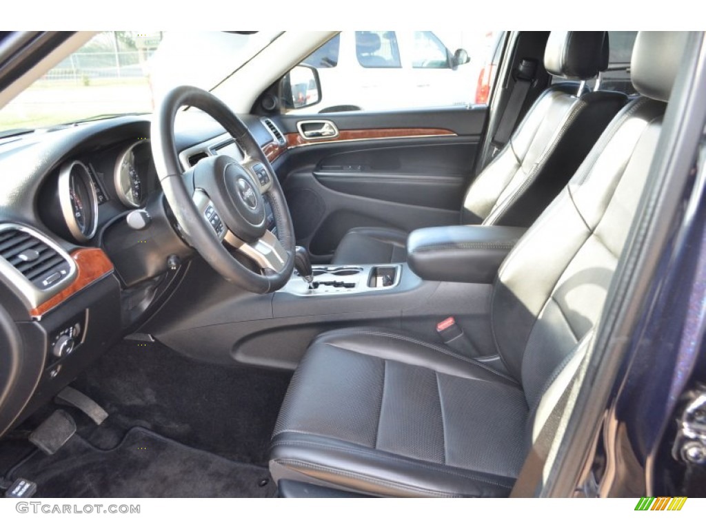 Black Interior 2011 Jeep Grand Cherokee Limited Photo #77640873