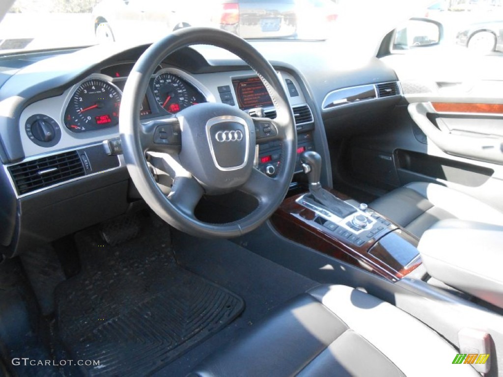 Black Interior 2008 Audi A6 3.2 quattro Sedan Photo #77640931