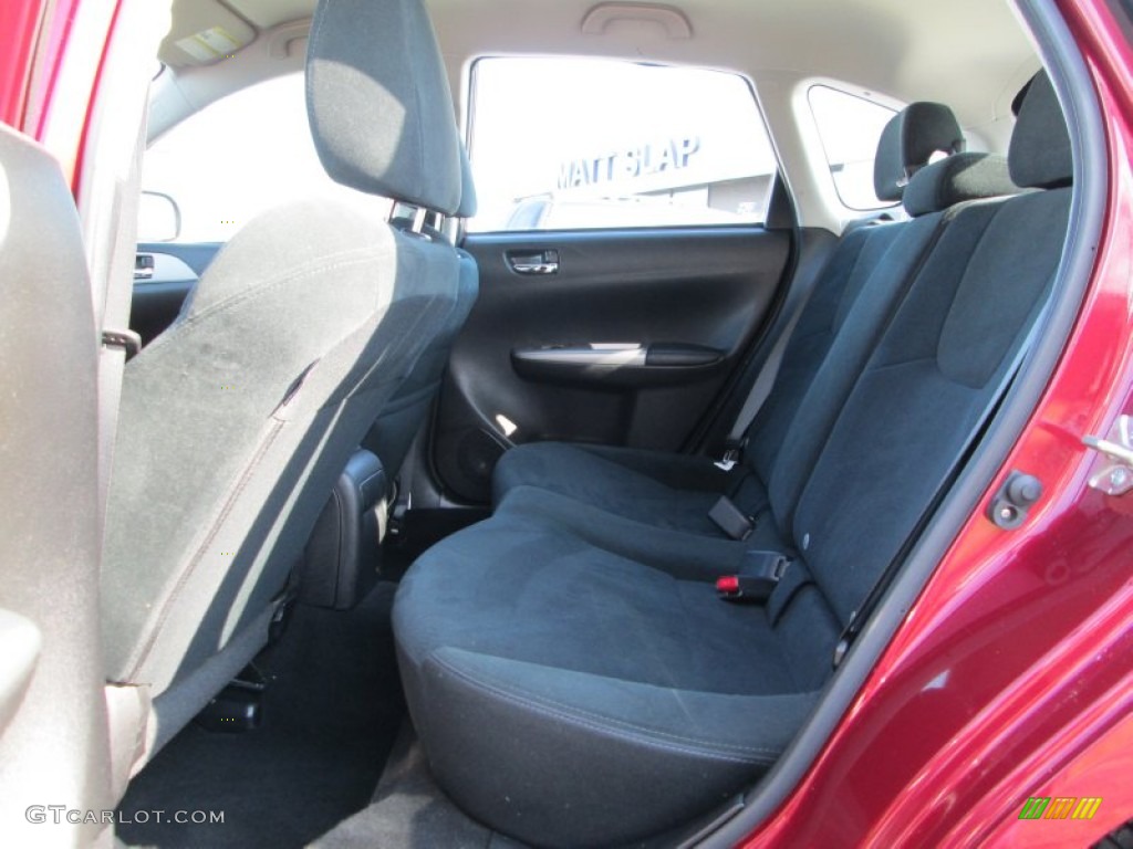 2010 Subaru Impreza 2.5i Wagon Rear Seat Photos
