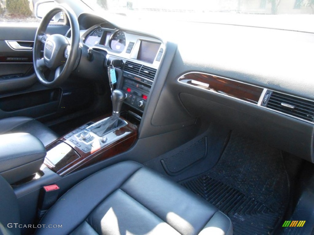 2008 Audi A6 3.2 quattro Sedan Black Dashboard Photo #77641000