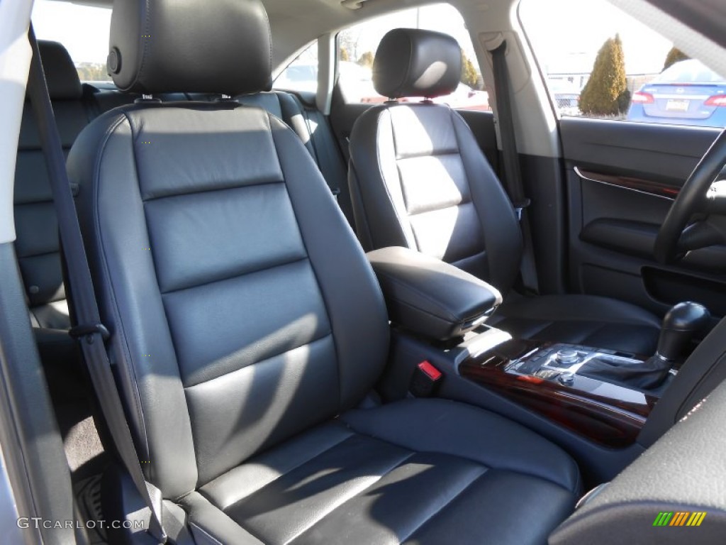 Black Interior 2008 Audi A6 3.2 quattro Sedan Photo #77641047