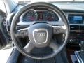 2008 Audi A6 Black Interior Steering Wheel Photo