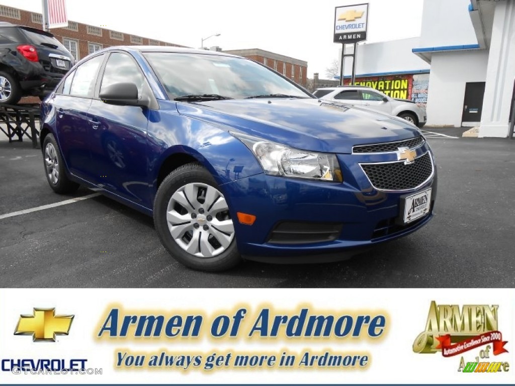 2013 Cruze LS - Blue Topaz Metallic / Jet Black/Medium Titanium photo #1