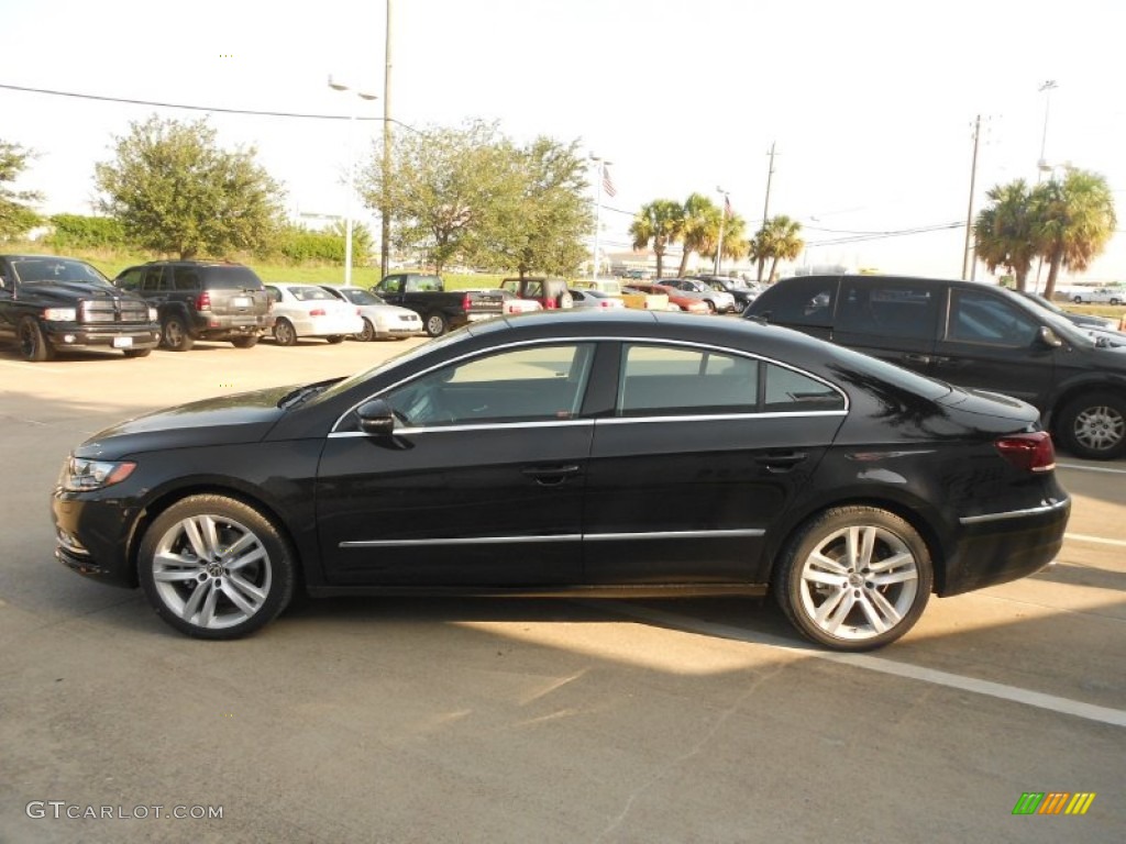 Deep Black Metallic 2013 Volkswagen CC Lux Exterior Photo #77642199