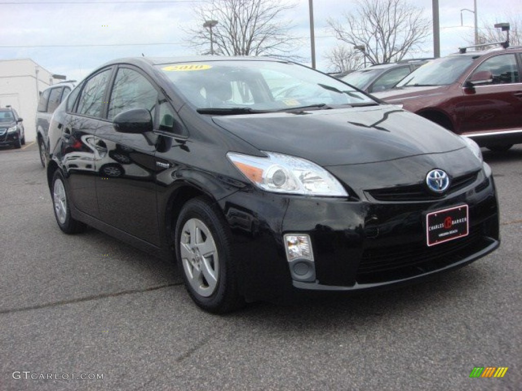 2010 Prius Hybrid II - Black / Misty Gray photo #1