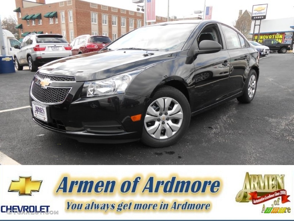 2013 Cruze LS - Black Granite Metallic / Jet Black/Medium Titanium photo #1