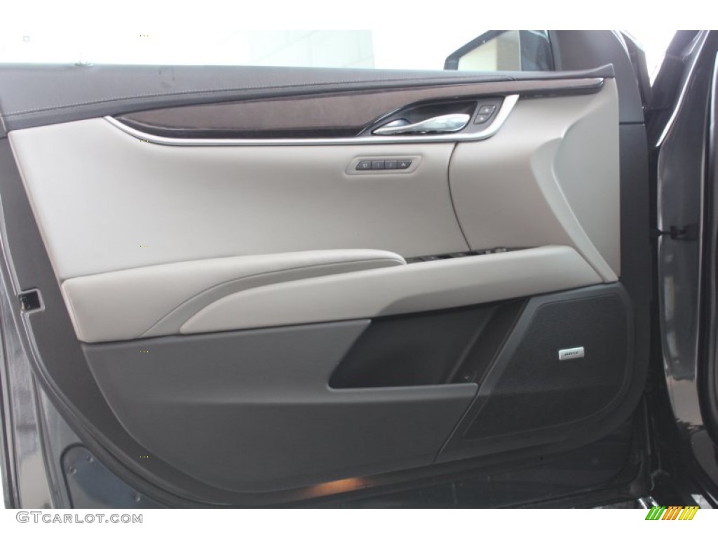 2013 Cadillac XTS Luxury FWD Shale/Cocoa Door Panel Photo #77642805