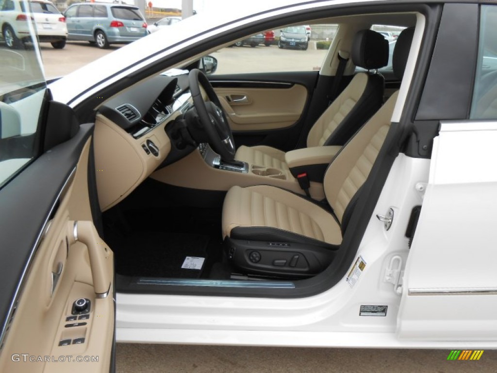 2013 CC VR6 4Motion Executive - Candy White / Desert Beige/Black photo #11