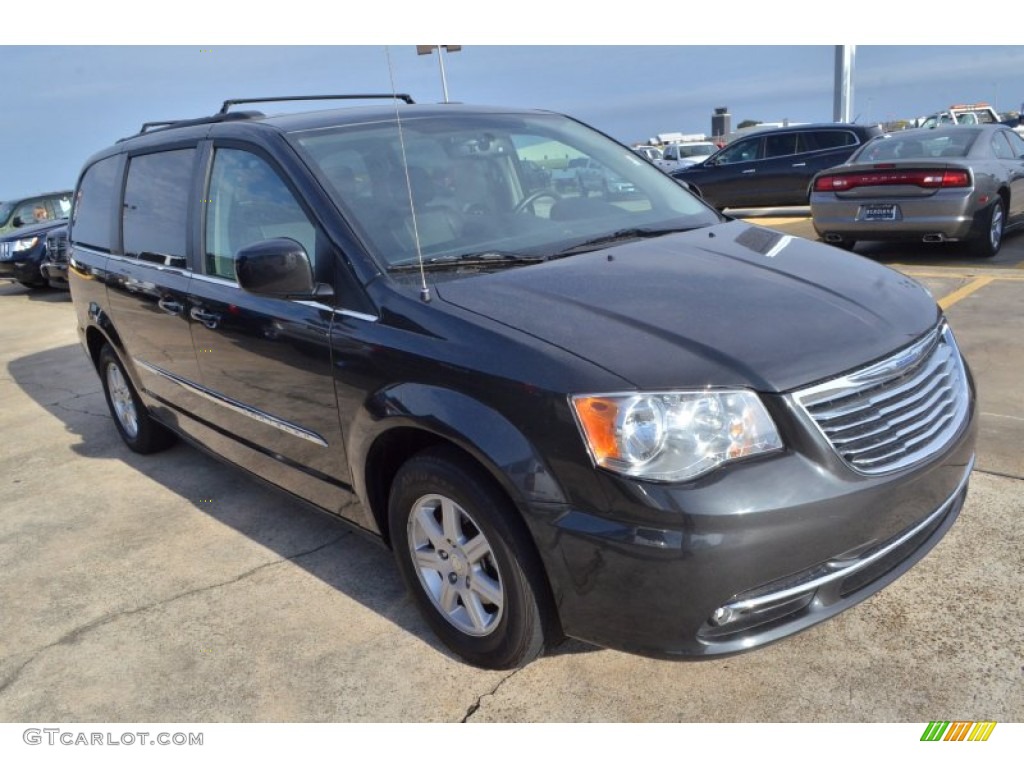 Dark Charcoal Pearl 2012 Chrysler Town & Country Touring Exterior Photo #77643708