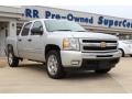 2011 Sheer Silver Metallic Chevrolet Silverado 1500 LT Crew Cab  photo #2