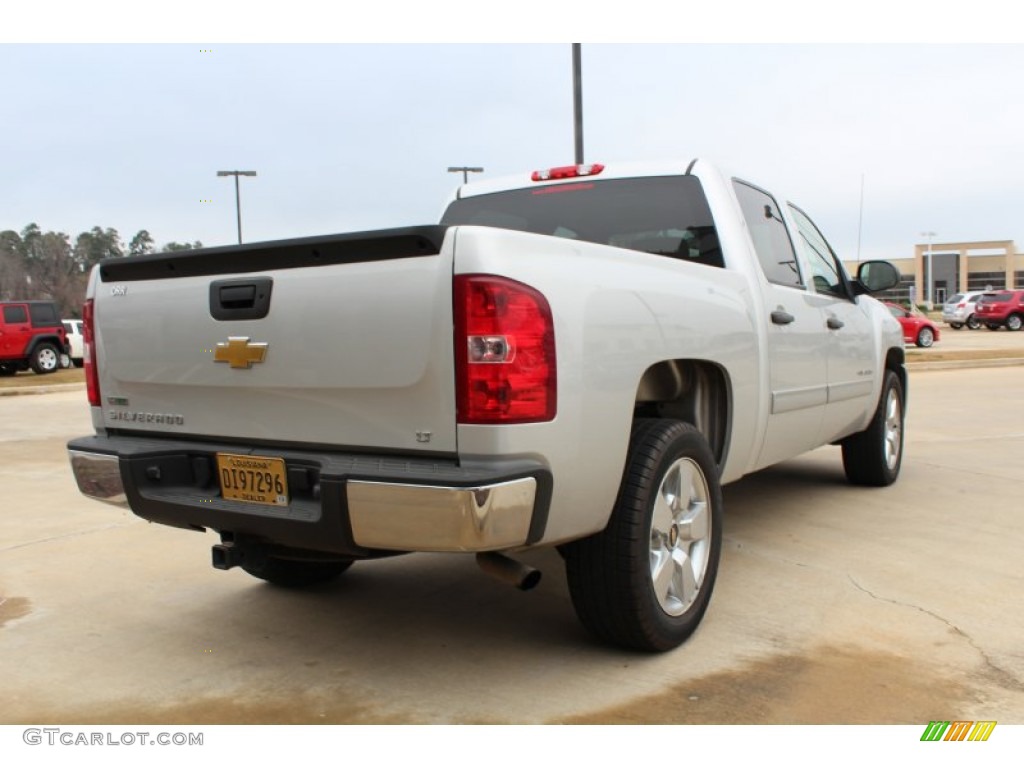 2011 Silverado 1500 LT Crew Cab - Sheer Silver Metallic / Light Titanium/Ebony photo #4