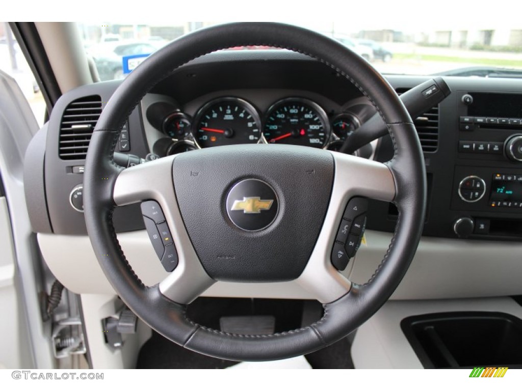 2011 Silverado 1500 LT Crew Cab - Sheer Silver Metallic / Light Titanium/Ebony photo #12