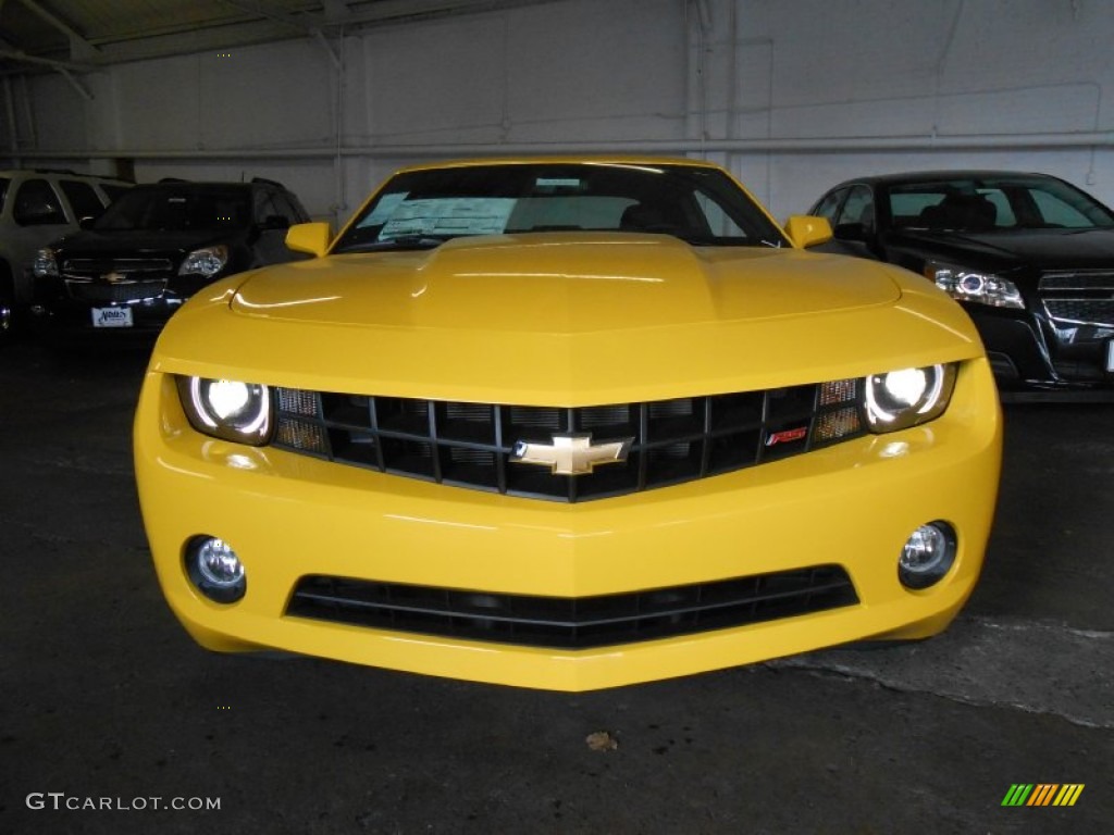 Rally Yellow 2013 Chevrolet Camaro LT/RS Coupe Exterior Photo #77644411