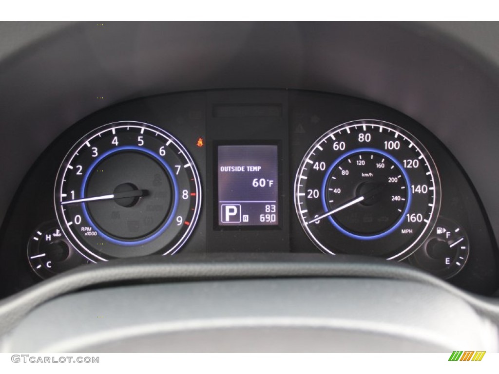 2013 Infiniti G 37 Convertible Gauges Photo #77645502