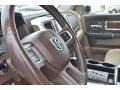 Light Pebble Beige/Bark Brown Steering Wheel Photo for 2011 Dodge Ram 1500 #77646418