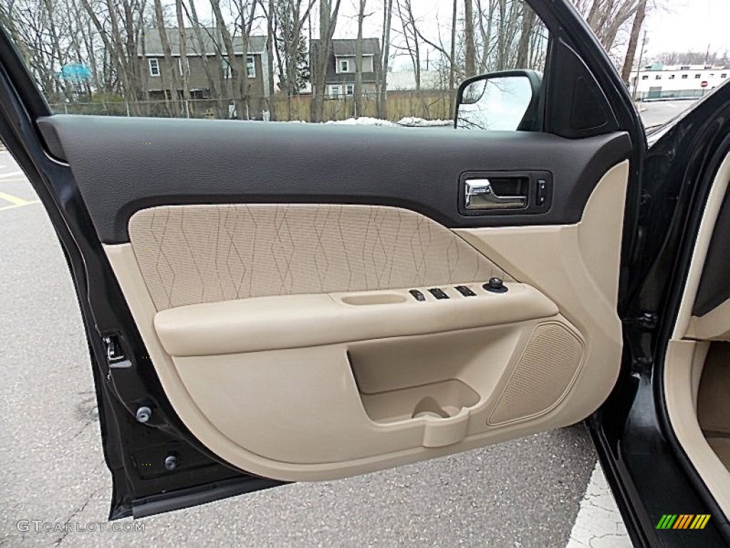 2011 Mercury Milan I4 Medium Light Stone Door Panel Photo #77646699
