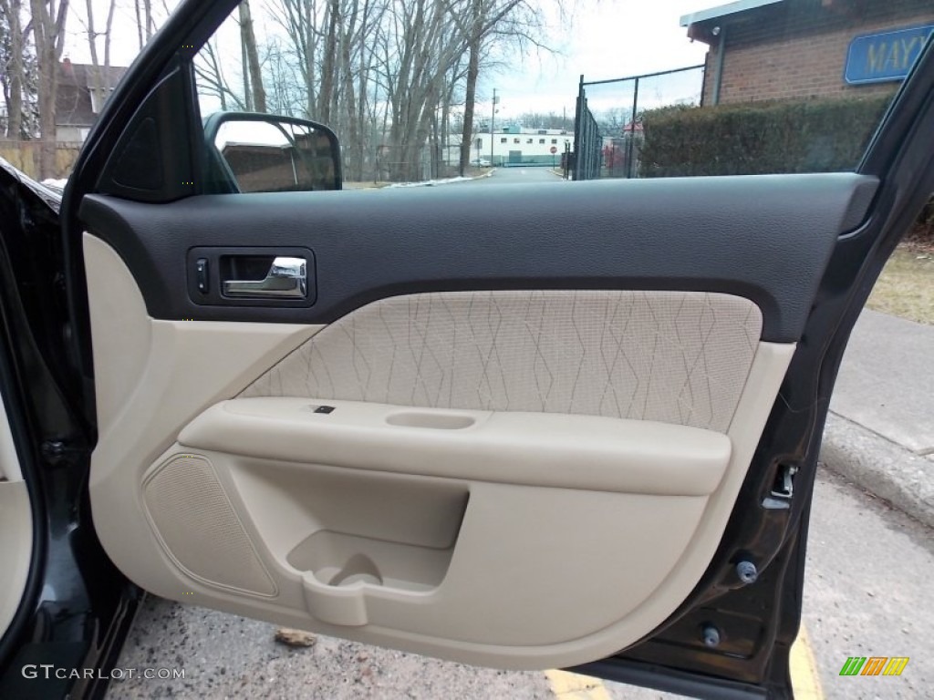 2011 Mercury Milan I4 Medium Light Stone Door Panel Photo #77647080