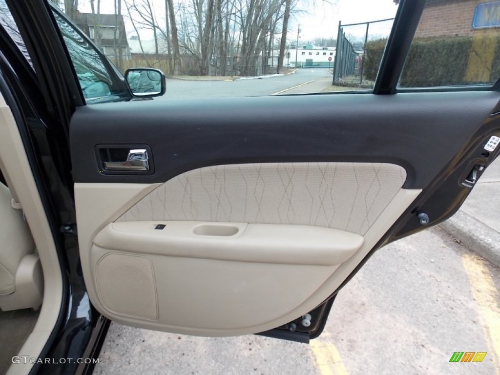 2011 Mercury Milan I4 Medium Light Stone Door Panel Photo #77647170