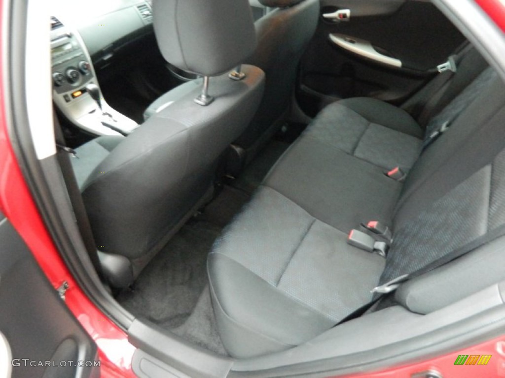 2010 Toyota Corolla S Rear Seat Photo #77647307