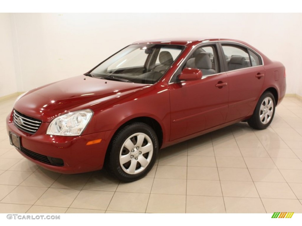 Ruby Red 2008 Kia Optima LX Exterior Photo #77647319