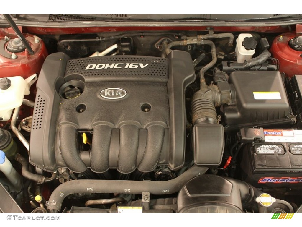 2008 Kia Optima LX 2.4 Liter DOHC 16-Valve 4 Cylinder Engine Photo #77647569
