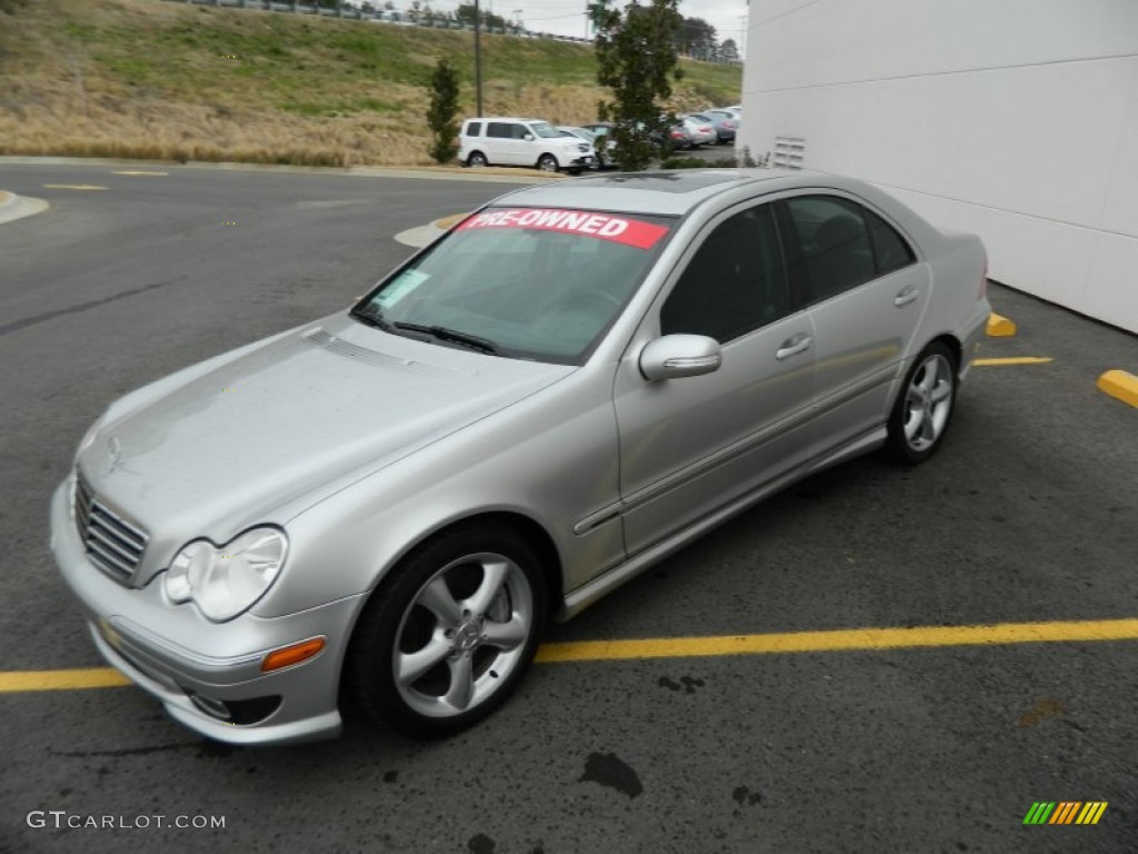 Brilliant Silver Metallic 2005 Mercedes-Benz C 230 Kompressor Sedan Exterior Photo #77647610