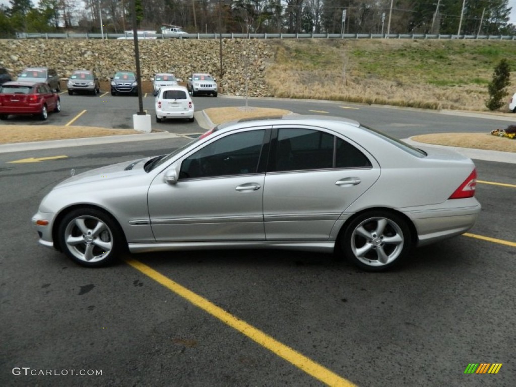 Brilliant Silver Metallic 2005 Mercedes-Benz C 230 Kompressor Sedan Exterior Photo #77647635