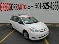 2007 Arctic Frost Pearl White Toyota Sienna CE  photo #1
