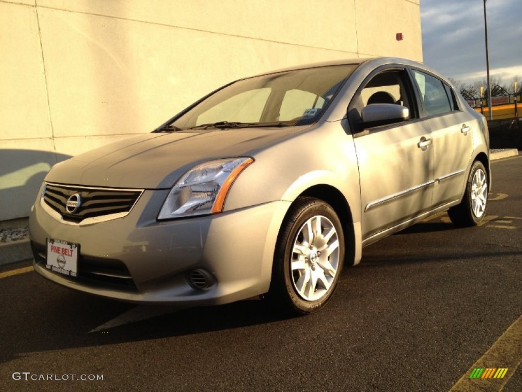 2012 Sentra 2.0 S - Magnetic Gray Metallic / Charcoal photo #1