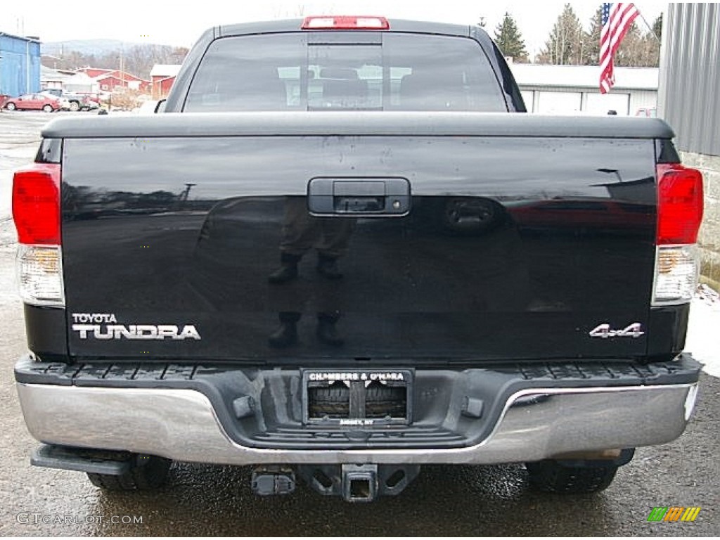 2010 Tundra TRD Double Cab 4x4 - Black / Black photo #7